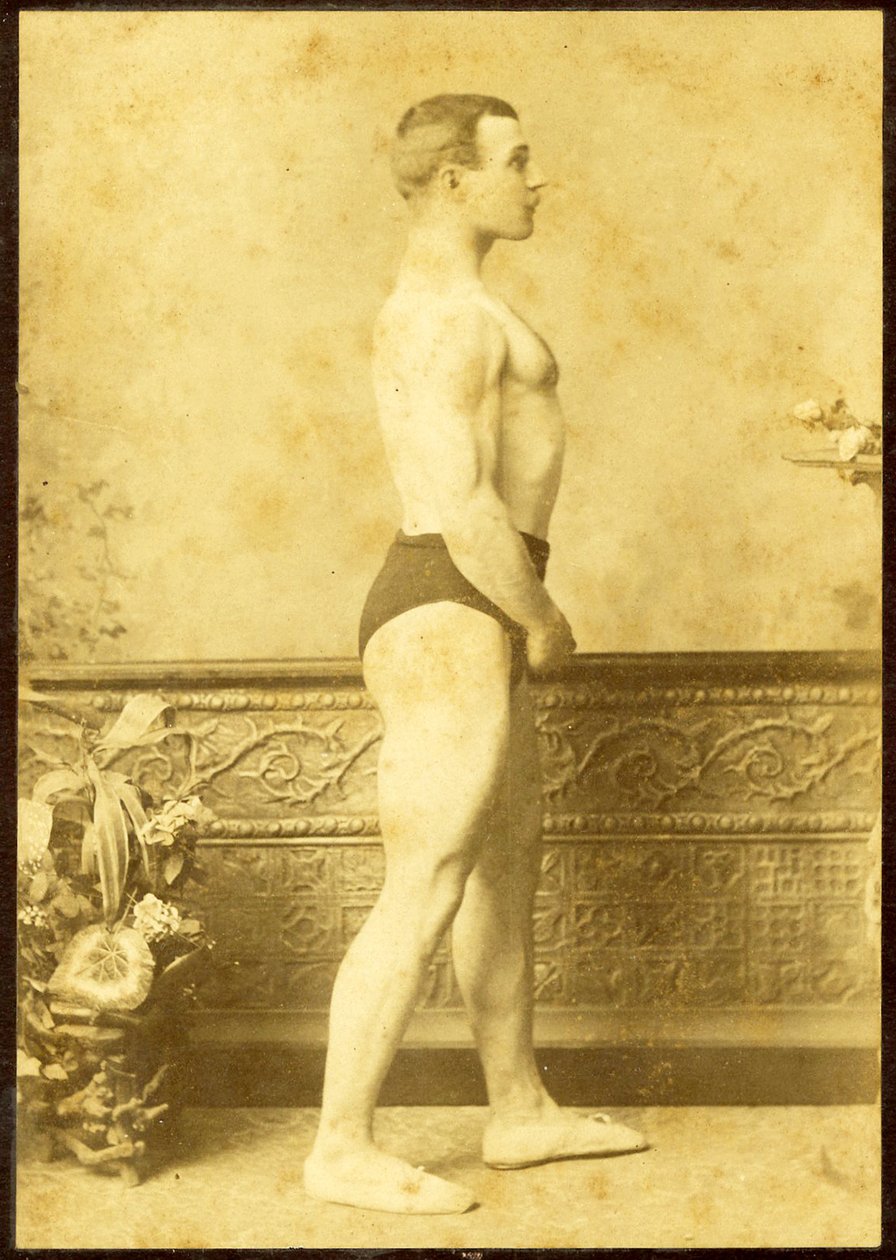 Erősember portréja, 1890 körül alkotó: Charles Eisenmann