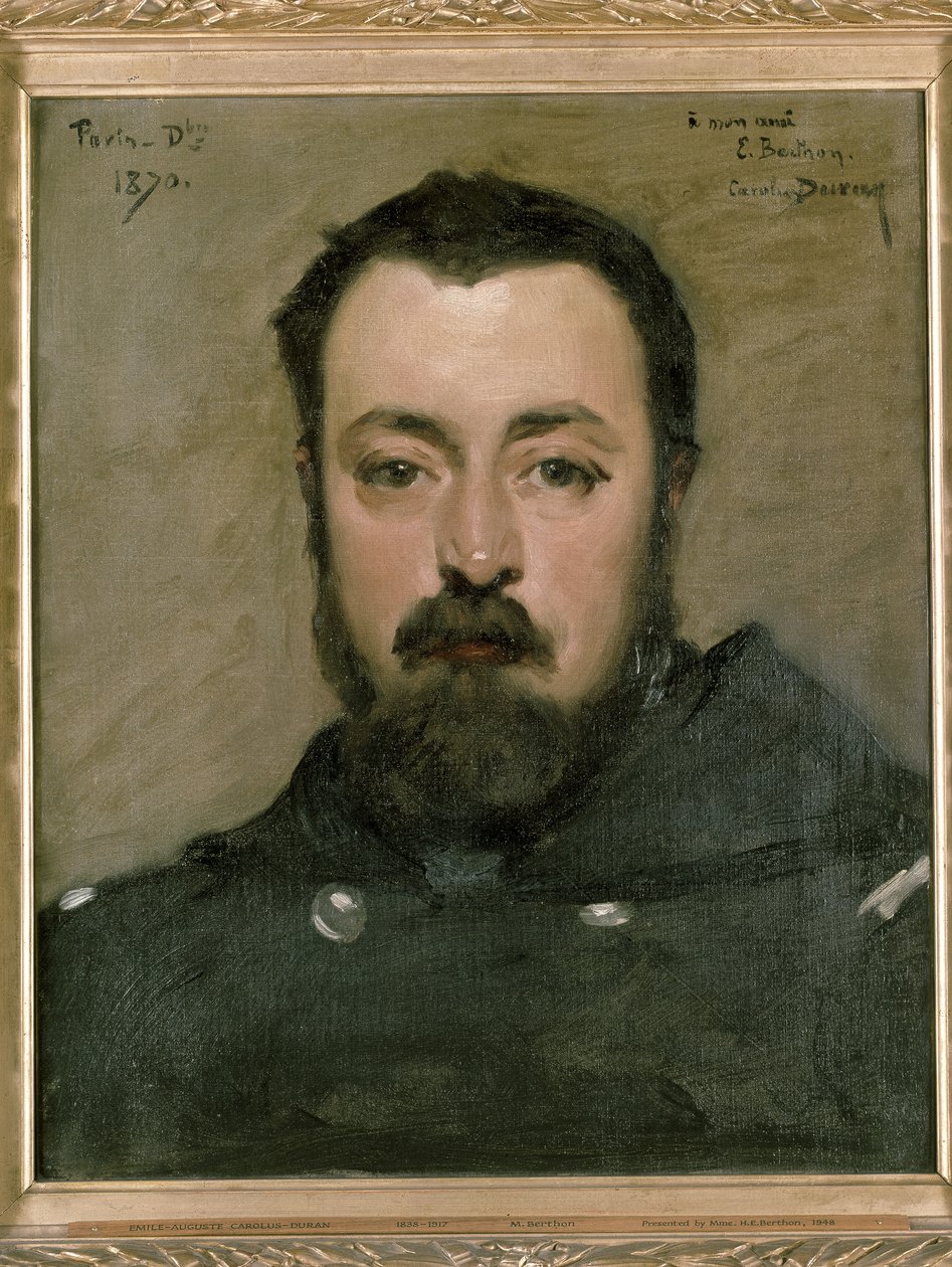 M. Berthon portréja, 1870 alkotó: Charles Emile Auguste Carolus Duran
