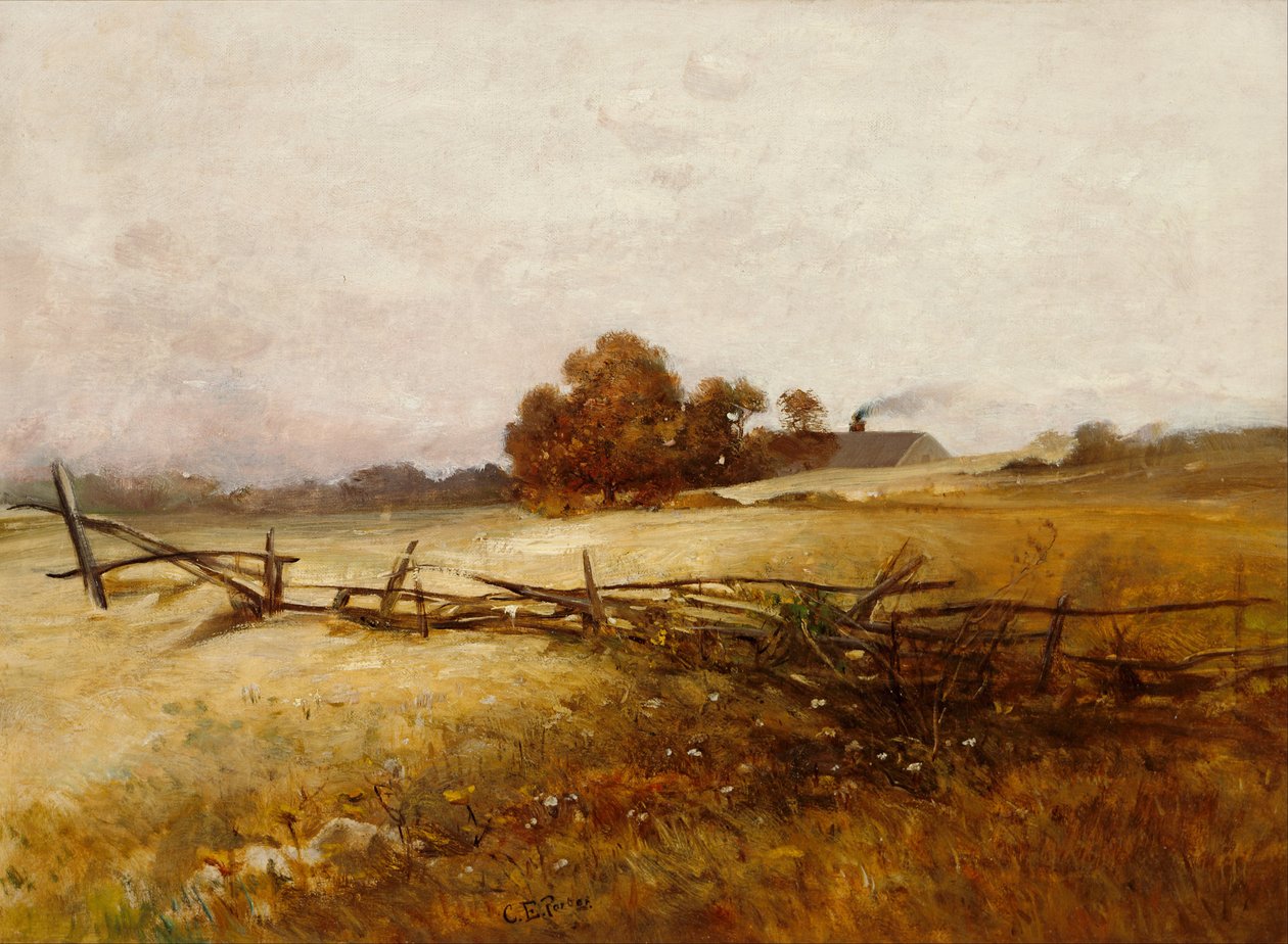 Őszi táj alkotó: Charles Ethan Porter