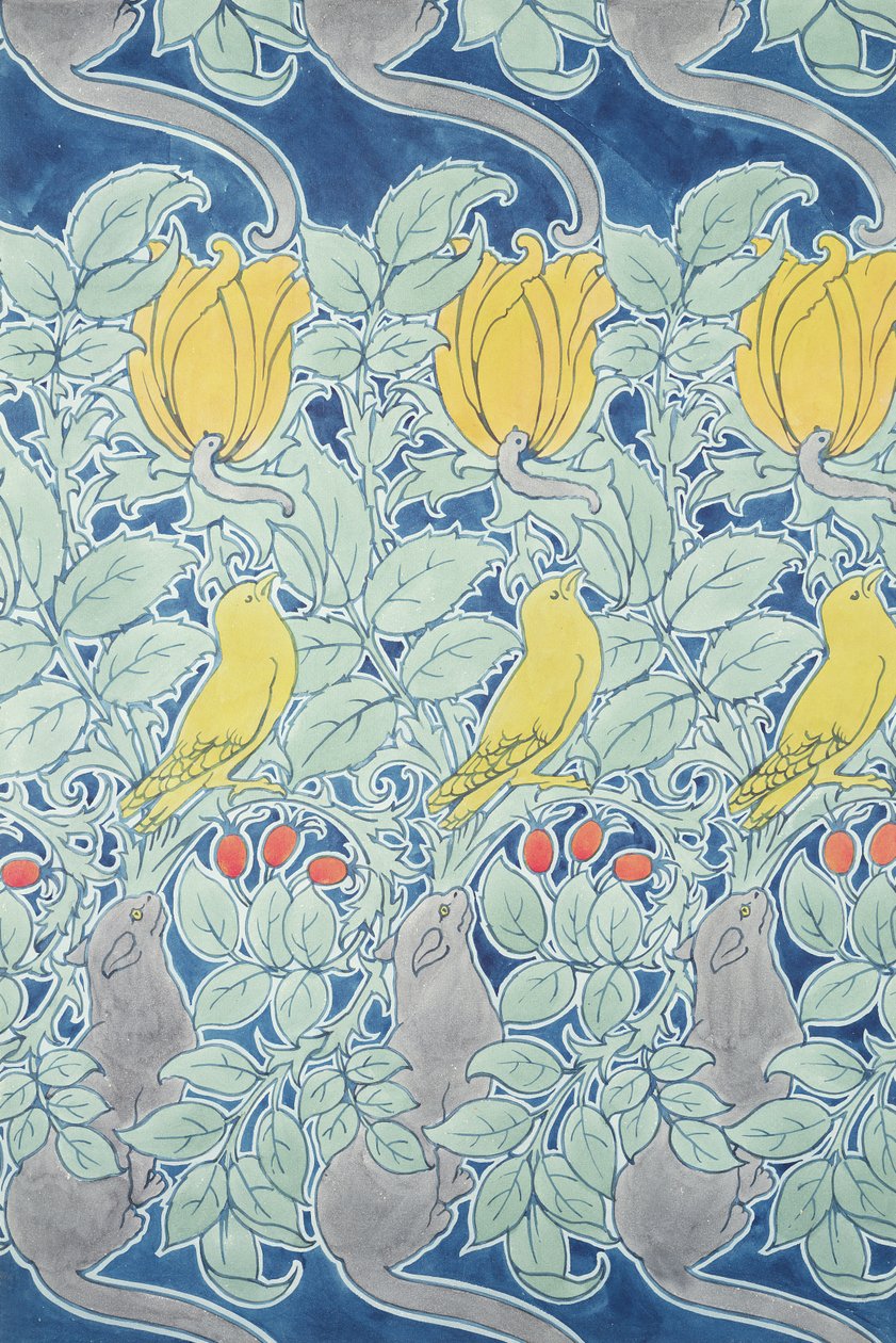Let Us Prey, tapétatervezés alkotó: Charles Francis Annesley Voysey