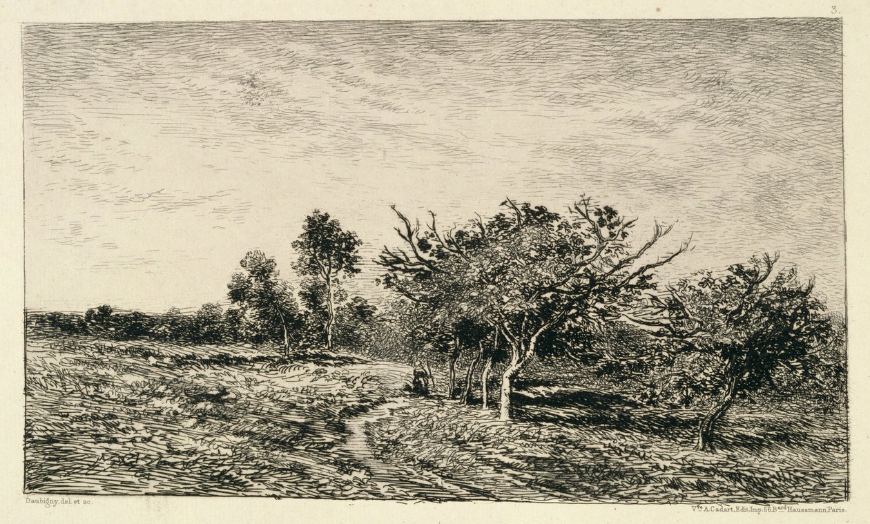 Almafák Auversben (Pommiers a Auvers), 1877 alkotó: Charles Francois Daubigny