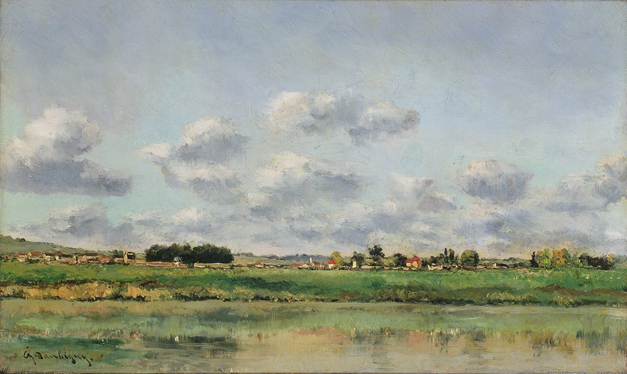 Banks of the Loing, 1860-as évek vége alkotó: Charles Francois Daubigny