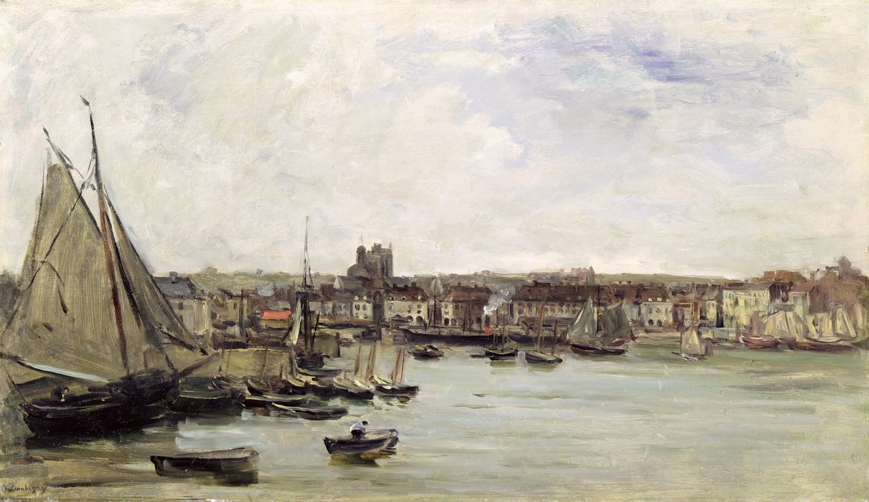 Dieppe, 1875 alkotó: Charles Francois Daubigny