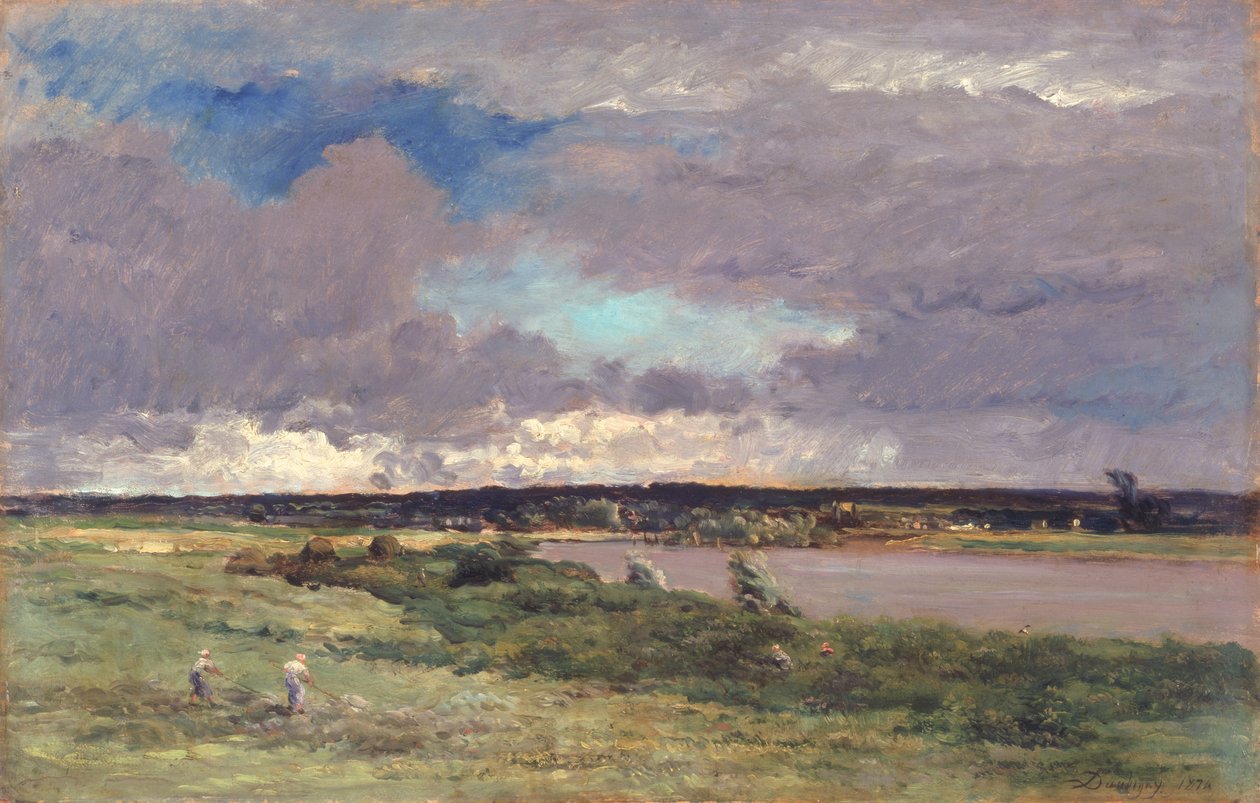 A közelgő vihar: kora tavasz, 1874 alkotó: Charles Francois Daubigny