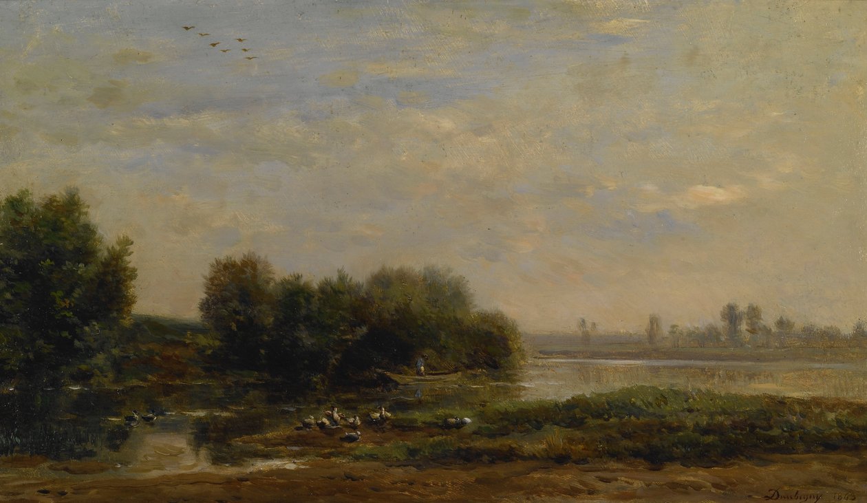 Az Oise-on alkotó: Charles Francois Daubigny