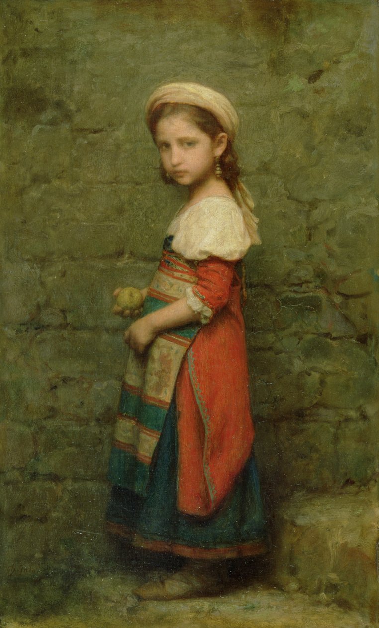 Olasz lány, 1863 alkotó: Charles François Jalabert