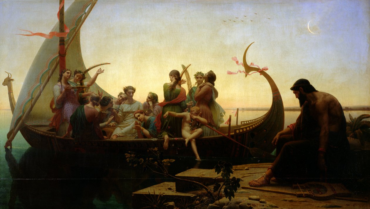Elveszett illúziók, vagy este, 1843 előtt alkotó: Charles Gleyre