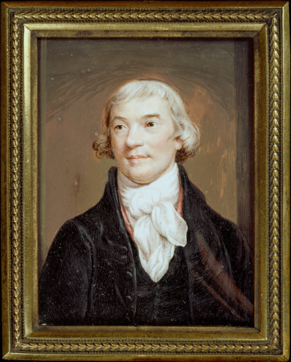 Miniatűr portré Noel Desenfansról (Northcote után) alkotó: Charles Hayter