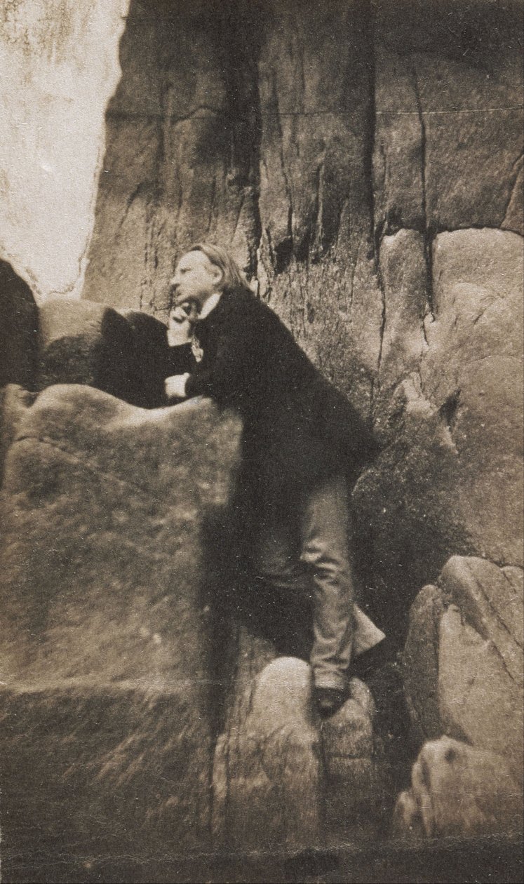 Victor Hugo a száműzöttek szikláján alkotó: Charles Hugo