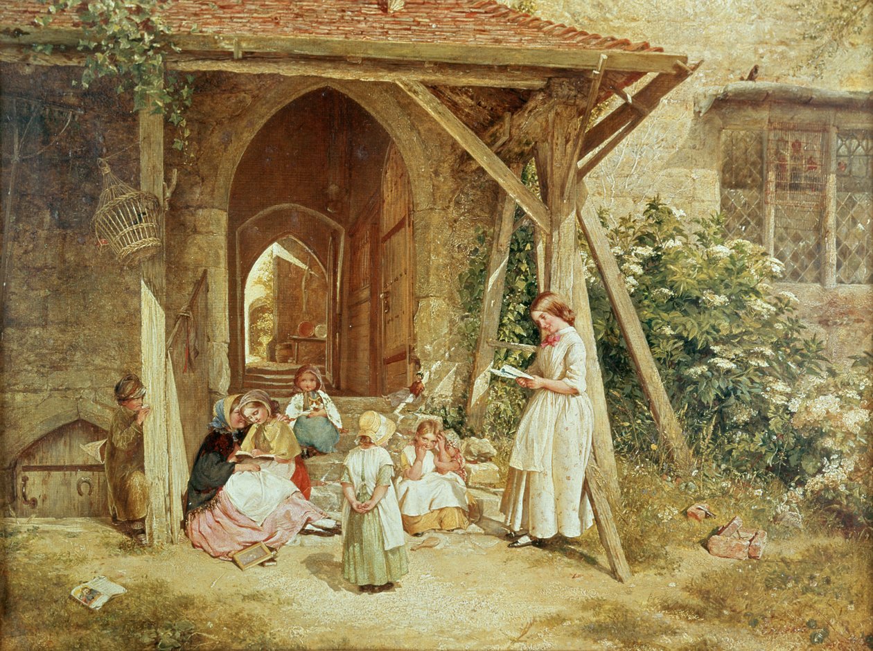 Játszani az iskolákban, 1857 alkotó: Charles James Lewis
