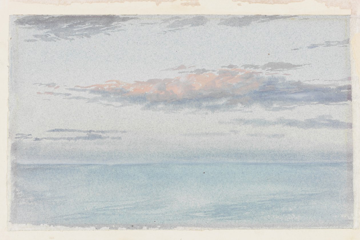 Cloud Study (wc papíron (kék)) alkotó: Charles James Spence