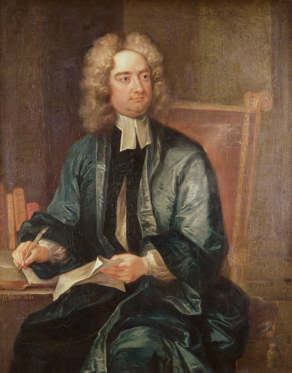 Jonathan Swift (1667-1745) arcképe 1718 körül alkotó: Charles Jervas
