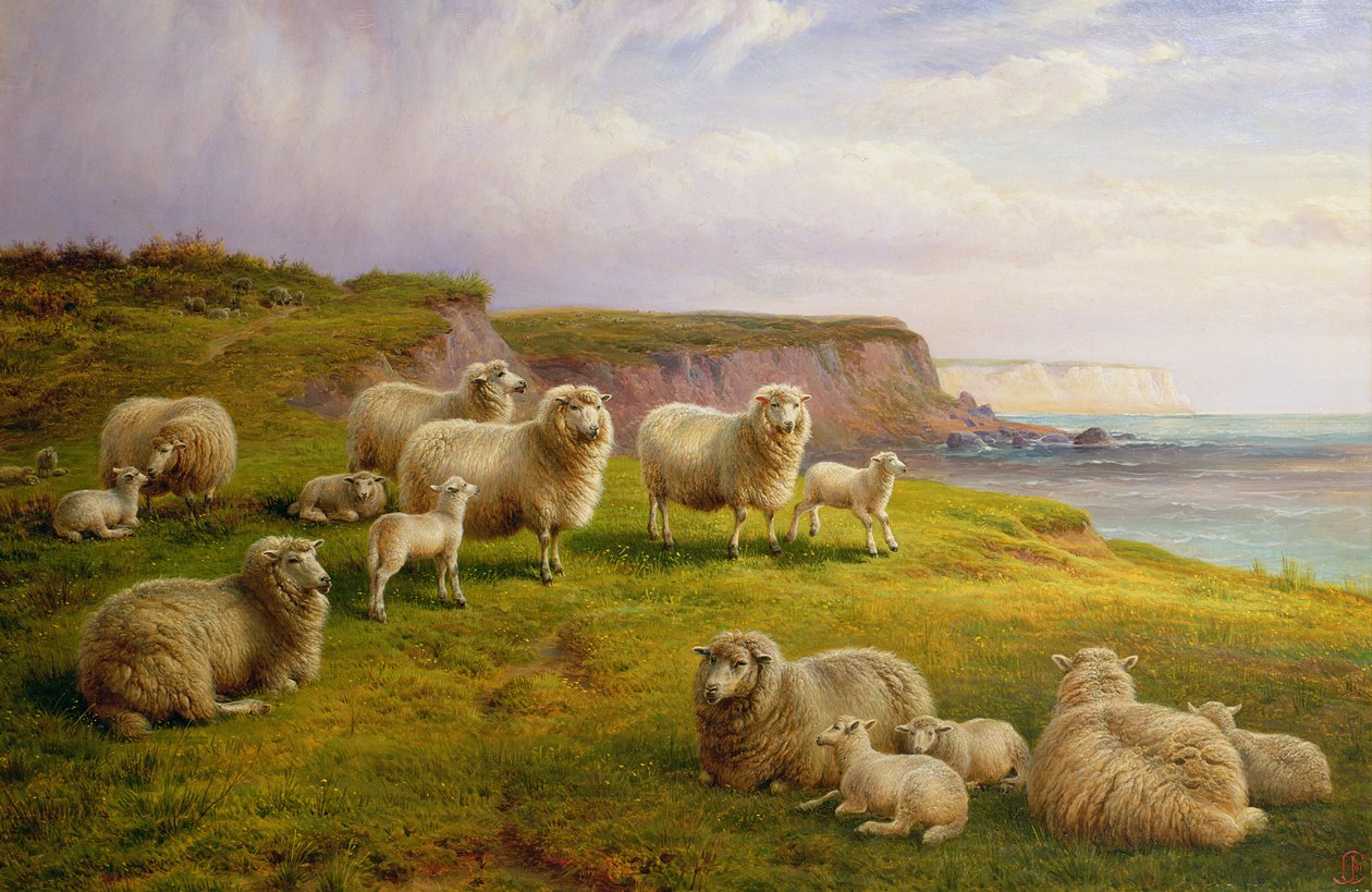 Birkák a dorseti parton alkotó: Charles Jones
