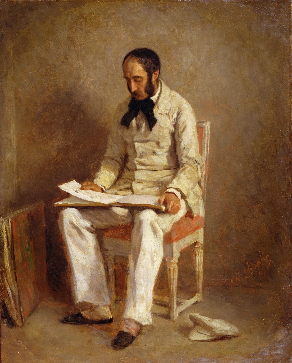 Ernest-Aime Feydeau (1821-73) portréja alkotó: Charles Joshua Chaplin