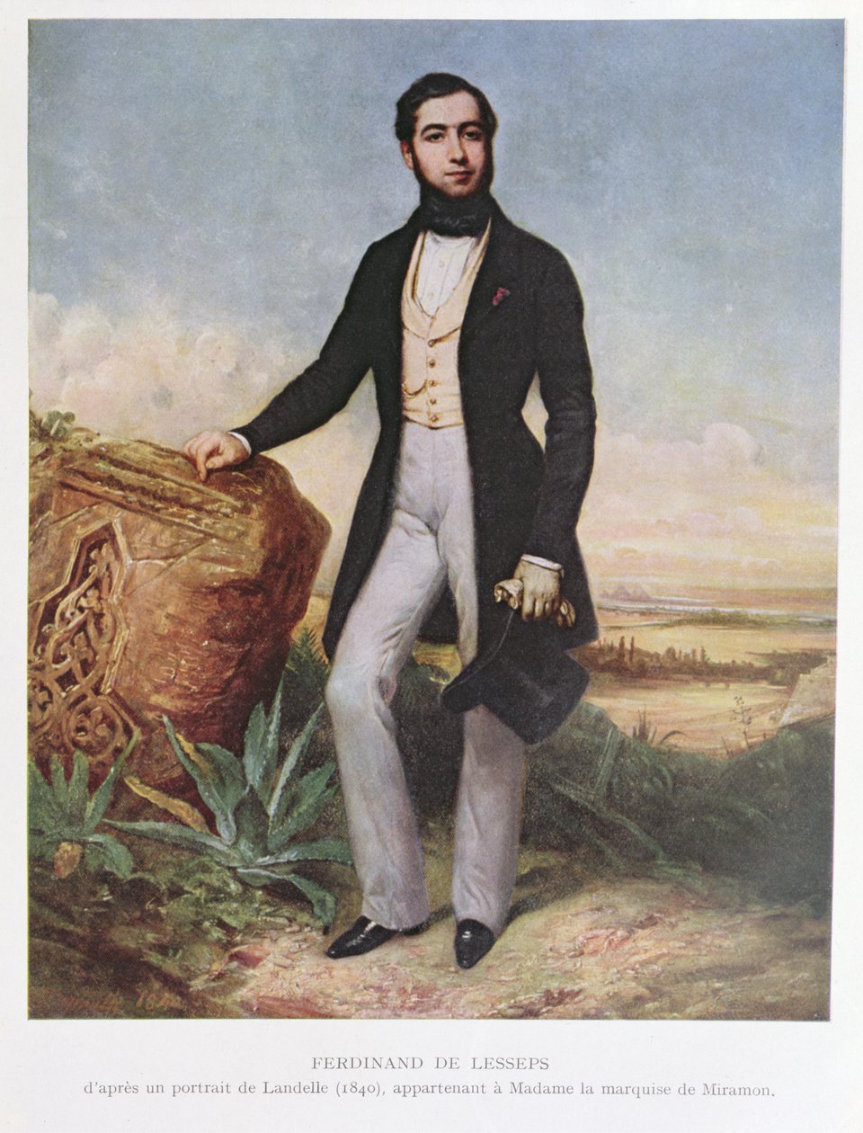 Ferdinand de Lesseps, 1840 alkotó: Charles Landelle