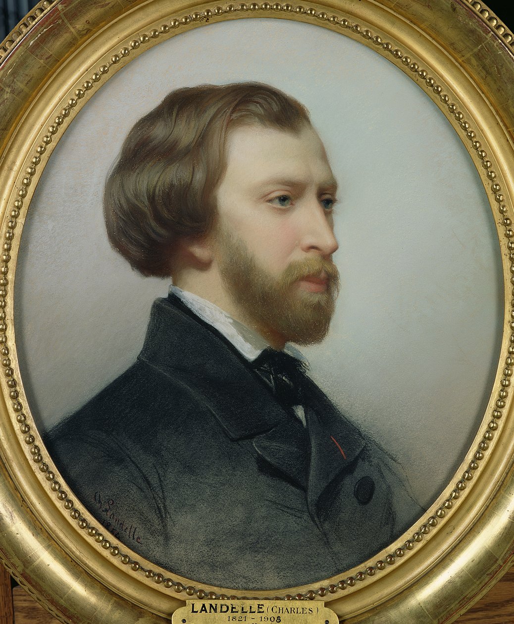 Alfred de Musset (1810-57) portréja 1854 (pasztell, papíron) alkotó: Charles Landelle