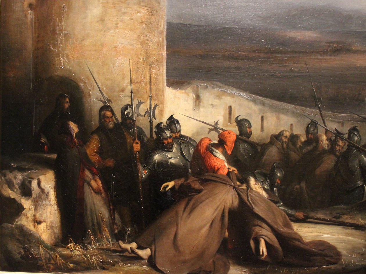 A Cordeliers. Metz ostromának epizódja alkotó: Charles Laurent Maréchal