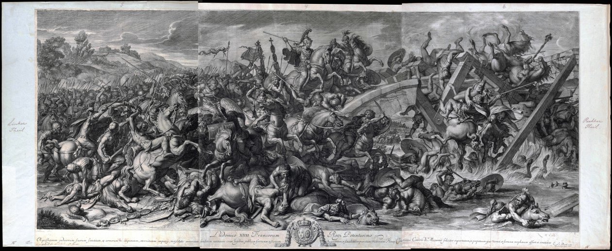 Csata a Milvian hídnál alkotó: Charles Le Brun