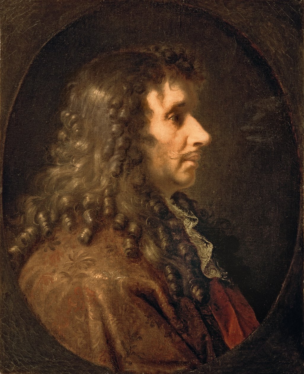 Moliere portréja (1622-73) 1660 alkotó: Charles Le Brun