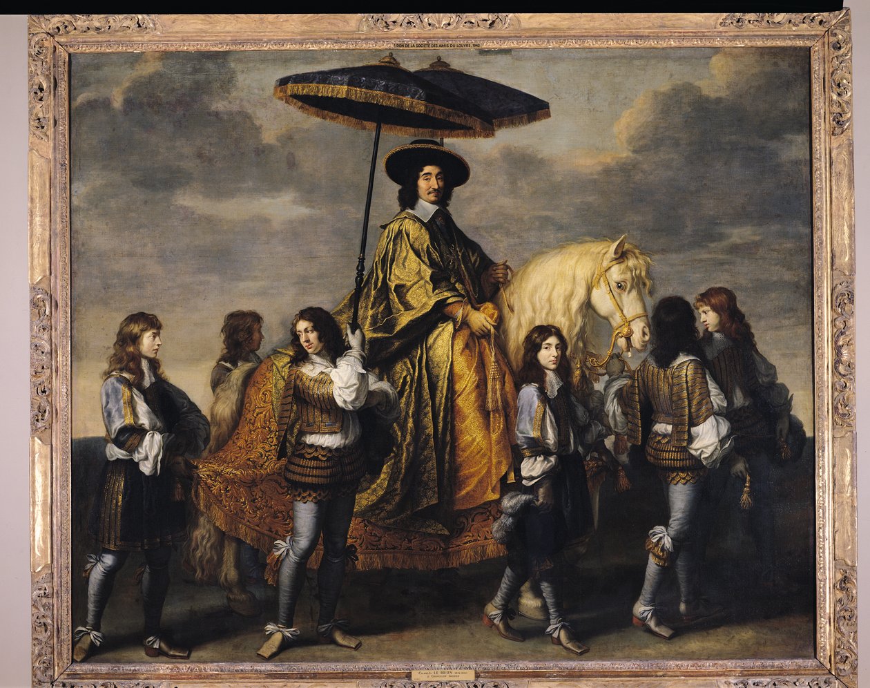 Seguier kancellár alkotó: Charles Le Brun