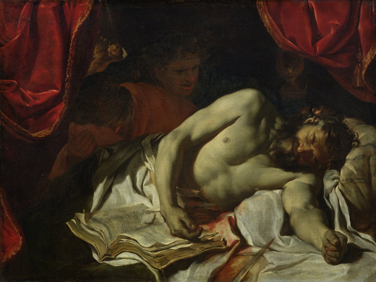 Uticai Cato halála (Kr. e. 95-46) 1646 alkotó: Charles Le Brun