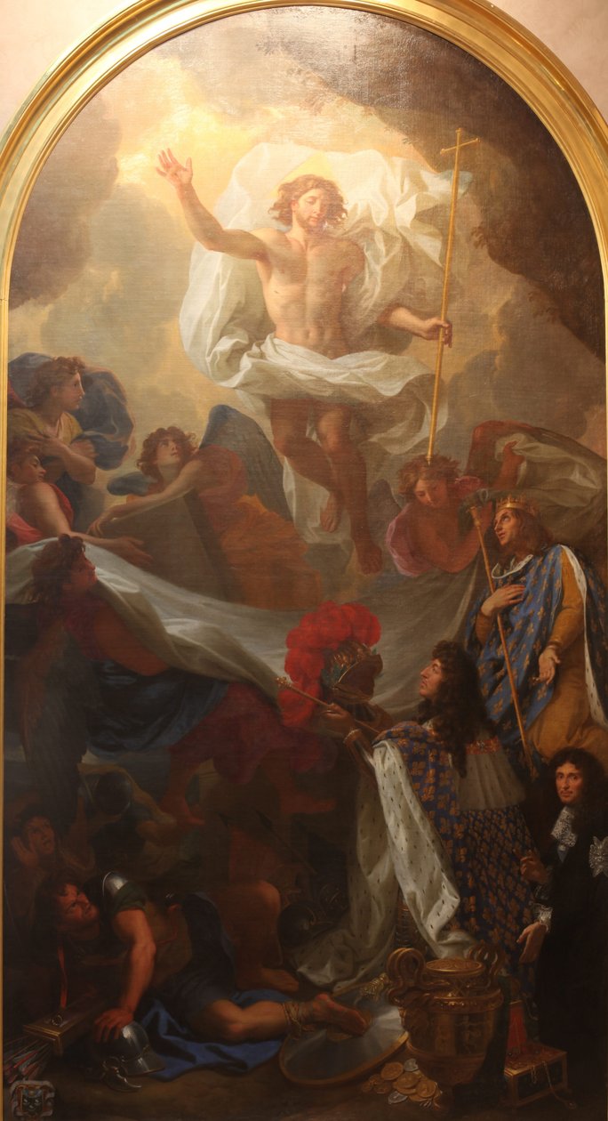 Jézus Krisztus feltámadása alkotó: Charles Le Brun