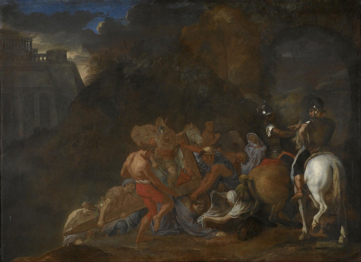 Az út a kálváriához alkotó: Charles Le Brun