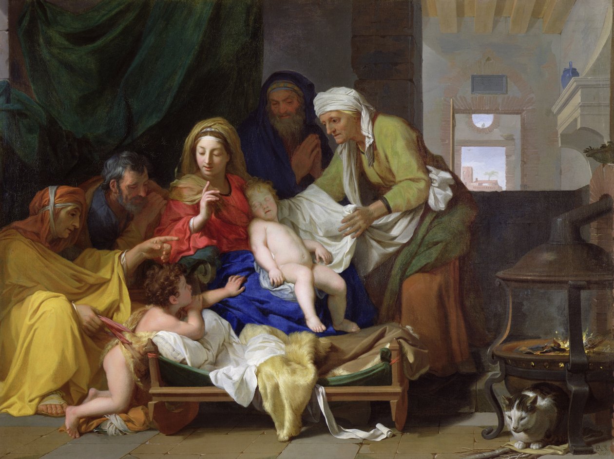 Az alvó Krisztus, 1655 alkotó: Charles Le Brun