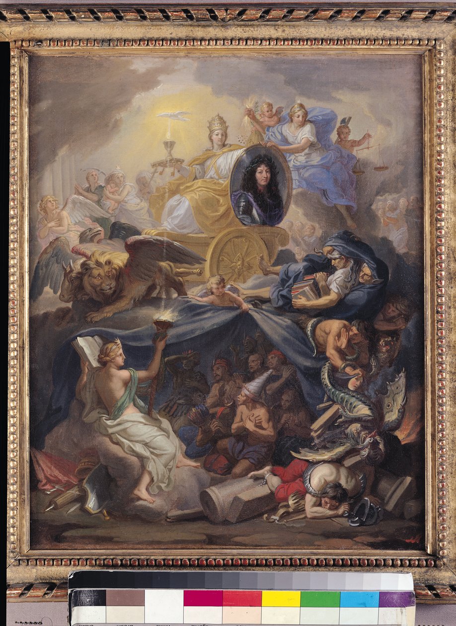 A vallás diadala, 1686 alkotó: Charles Le Brun