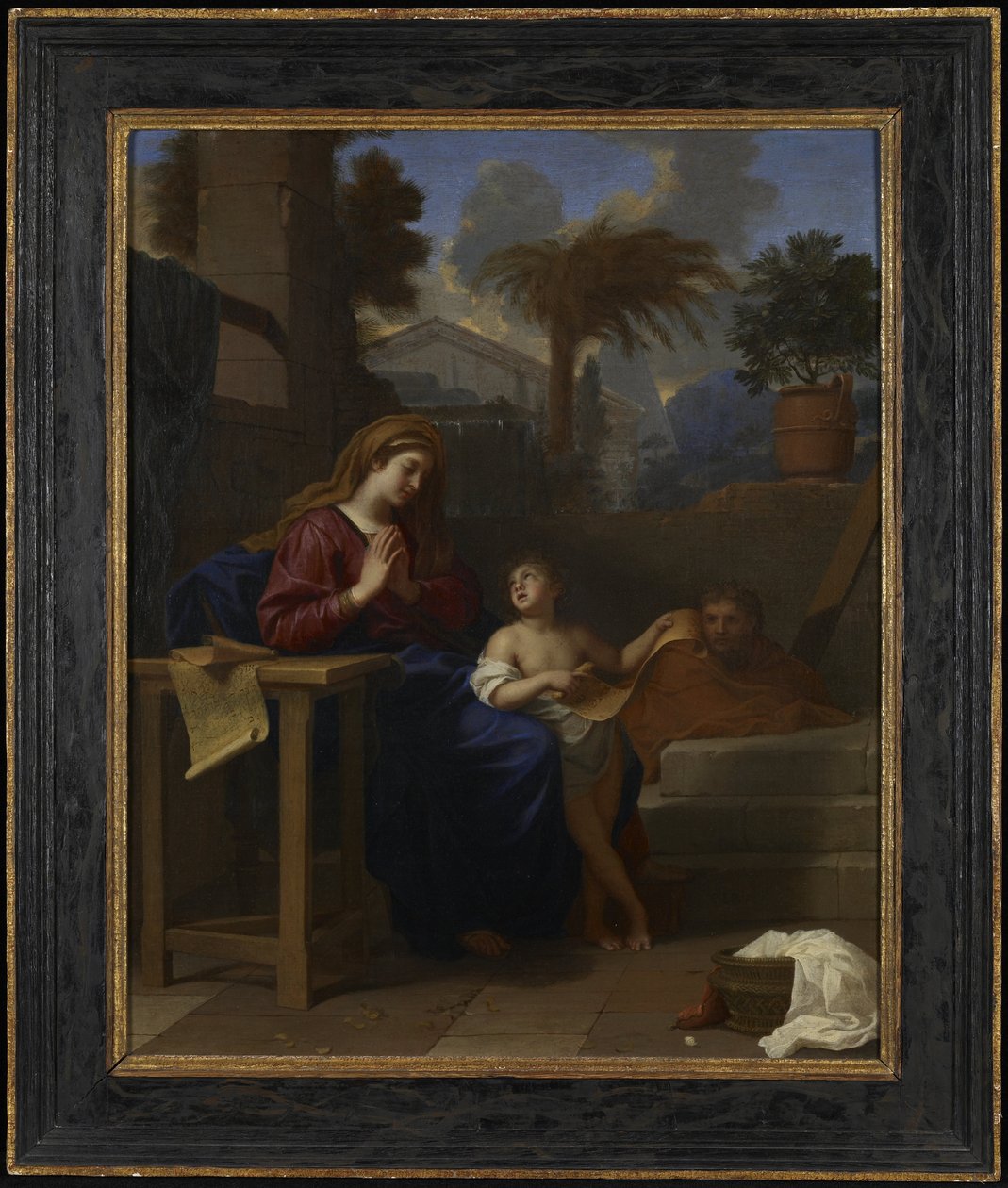 A Szent Család Egyiptomban alkotó: Charles LeBrun