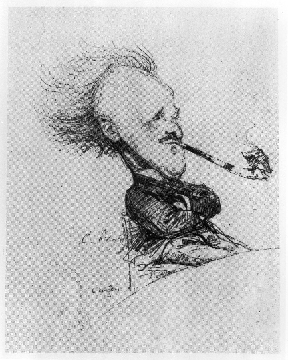 Paul Ferdinand Gachet (1862-1930) 1887 körül alkotó: Charles Leandre