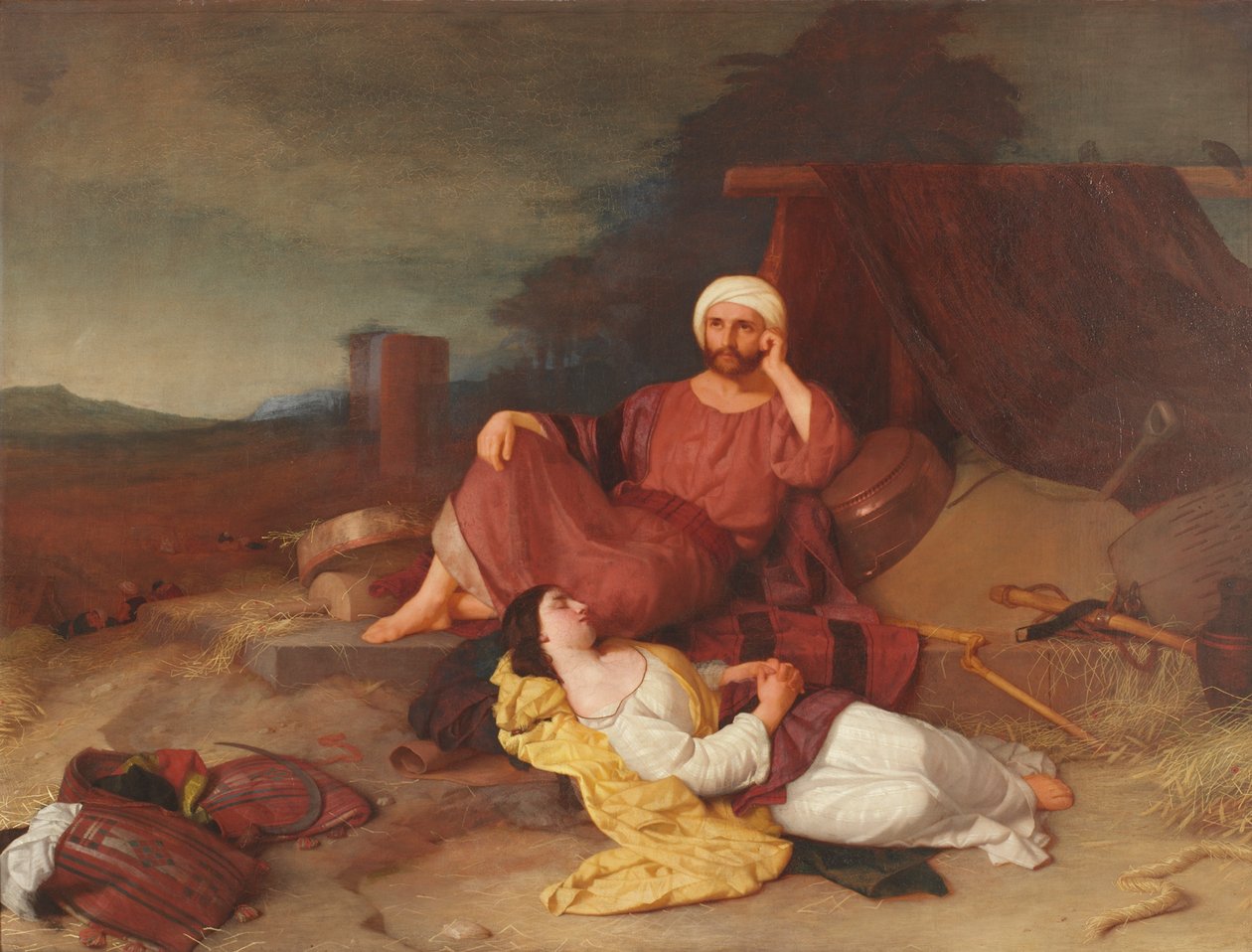 Boáz és Ruth, 1853 körül alkotó: Charles Lock Eastlake