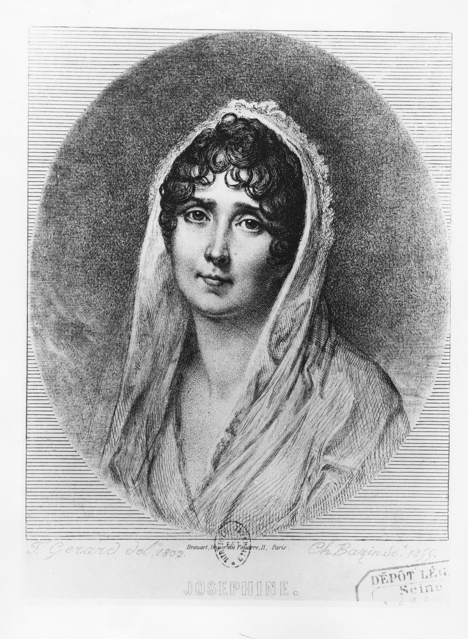 Joséphine de Beauharnais alkotó: Charles Louis Bazin