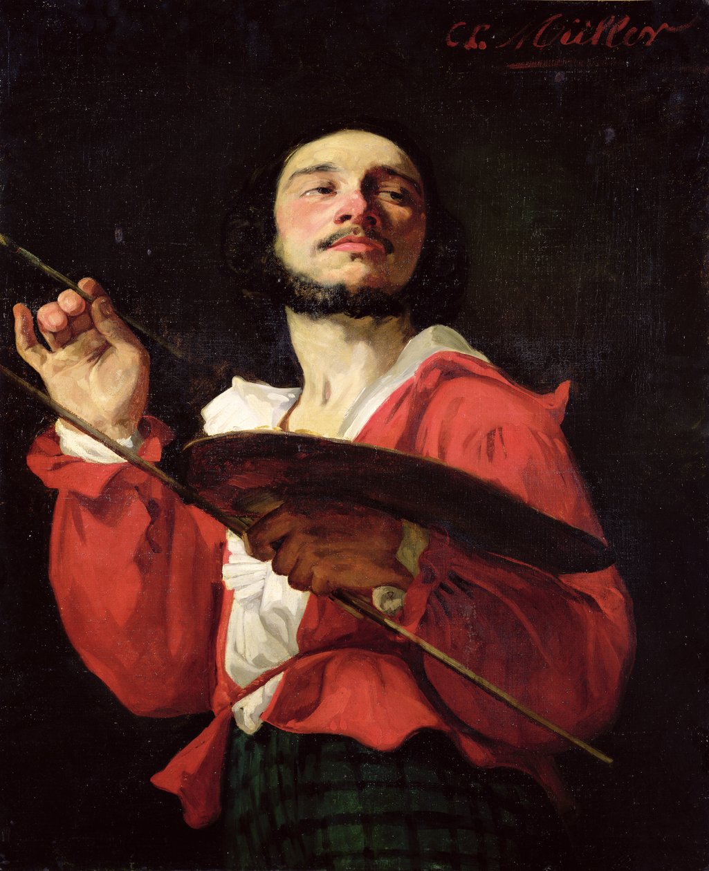Önarckép alkotó: Charles Louis Lucien Muller