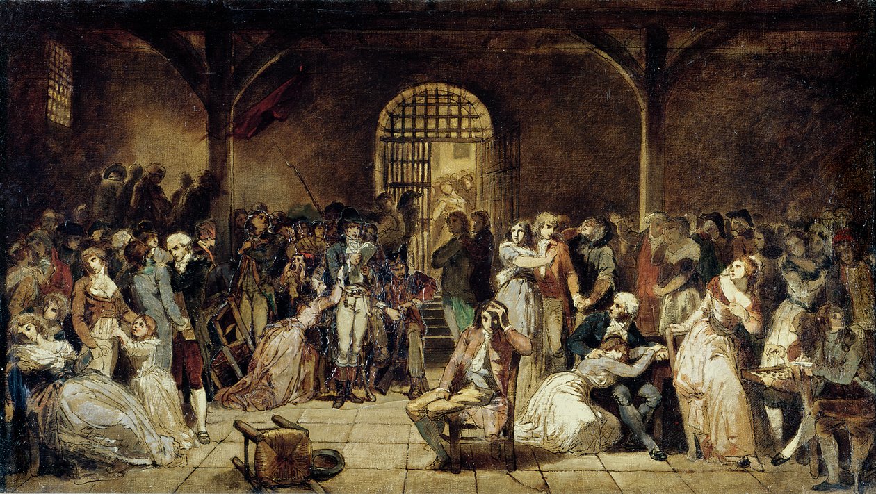Felhívás a terror utolsó áldozataihoz, 7-9 Thermidor, 2. év (1794. július 25-27.) 1850 körül (lásd: 127502 és 3) alkotó: Charles Louis Lucien Muller