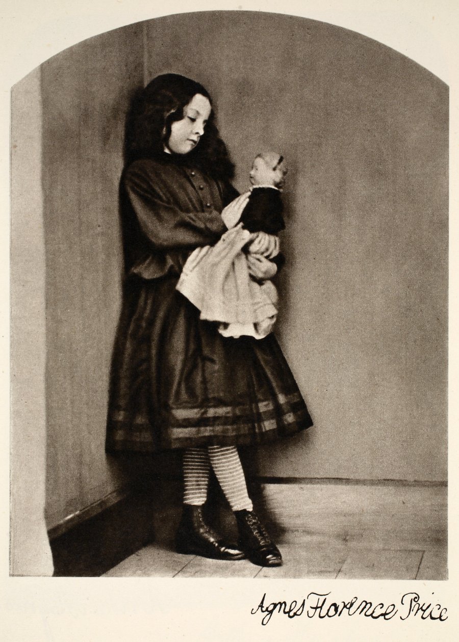 Agnes Florence Price, 1863. október 7. (szépia fotó) alkotó: Charles Lutwidge Dodgson