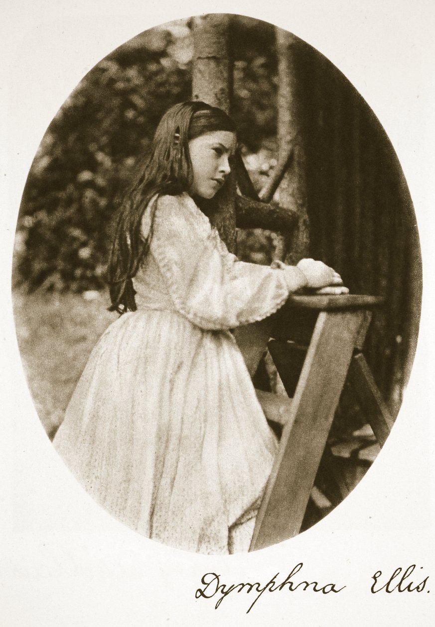 Dymphna Ellis, 1869. július 25. (szépia fotó) alkotó: Charles Lutwidge Dodgson