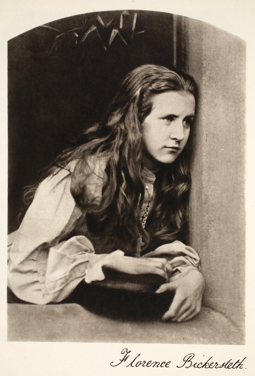 Florence Bikersteth, 1865. szeptember 8. (szépia fotó) alkotó: Charles Lutwidge Dodgson