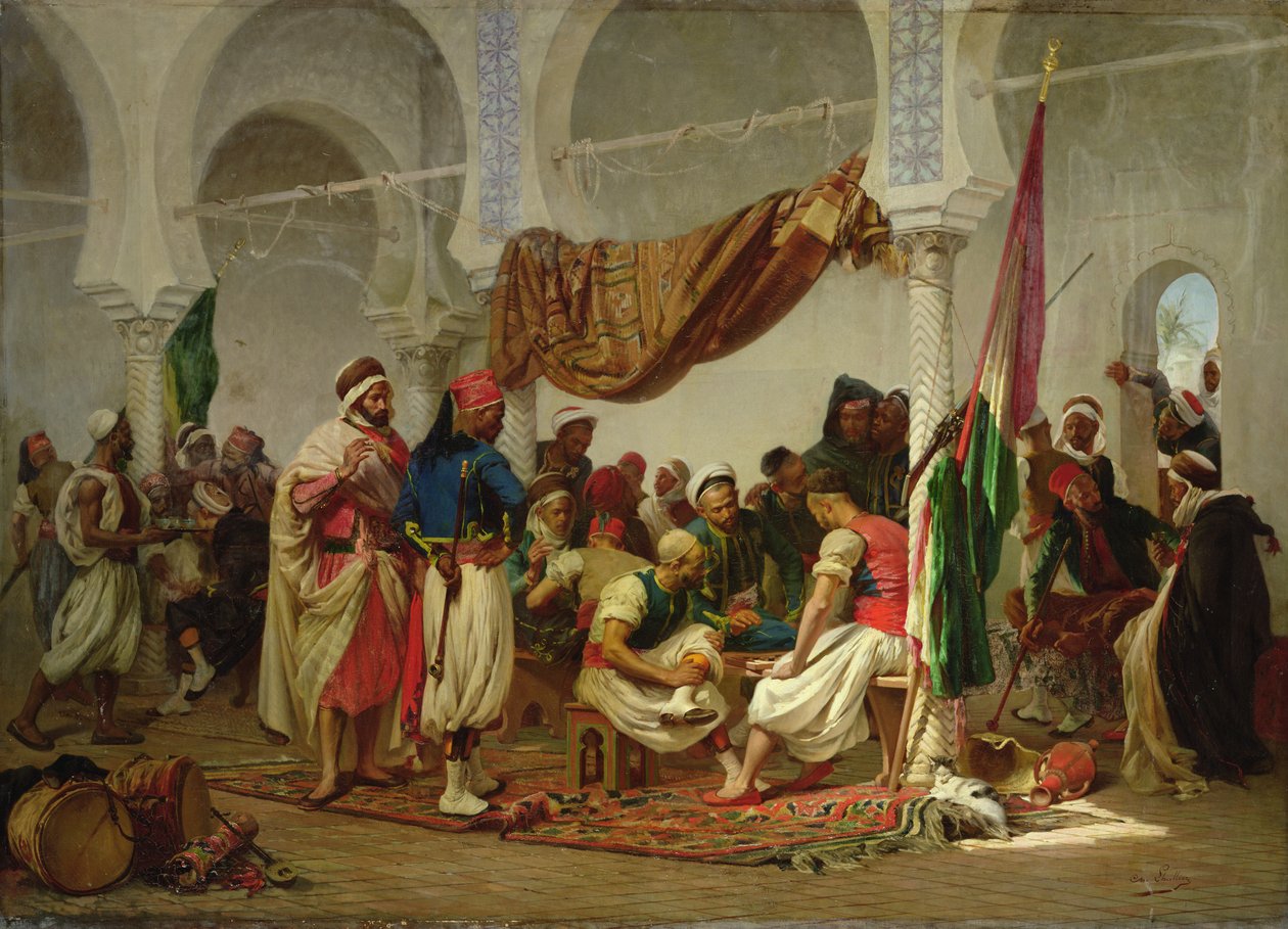 A török kávézó alkotó: Charles Marie Lhuillier