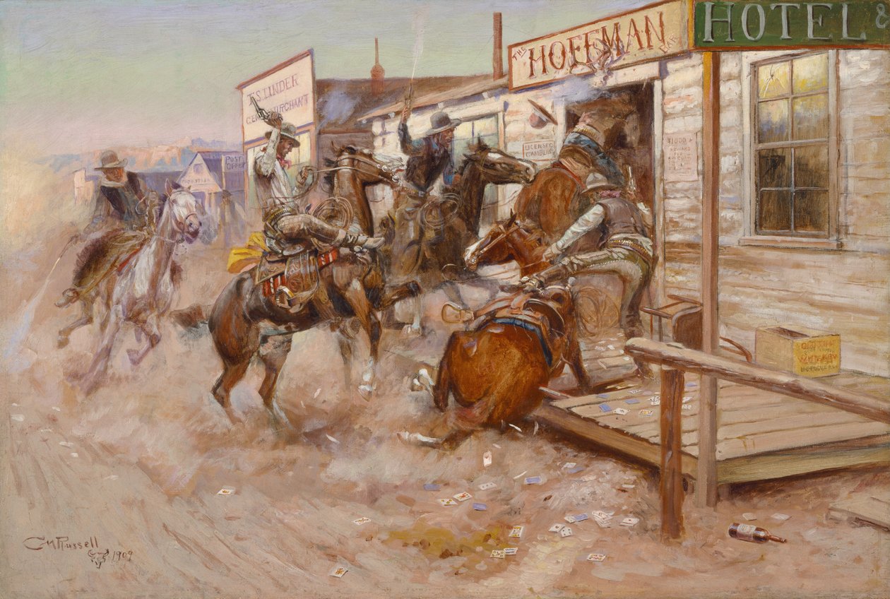 In Kopogás nélkül alkotó: Charles Marion Russell