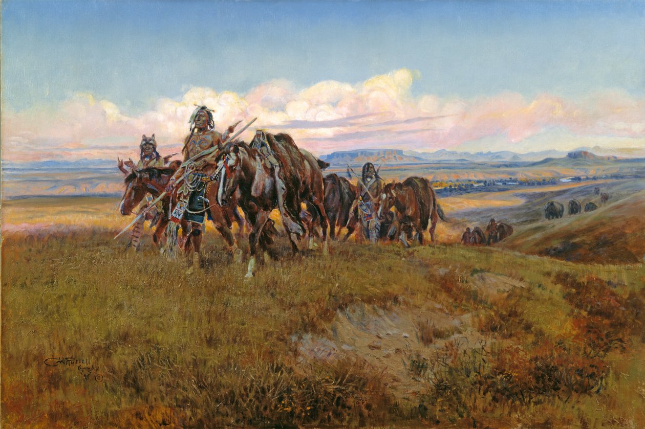 Az ellenség országában alkotó: Charles Marion Russell
