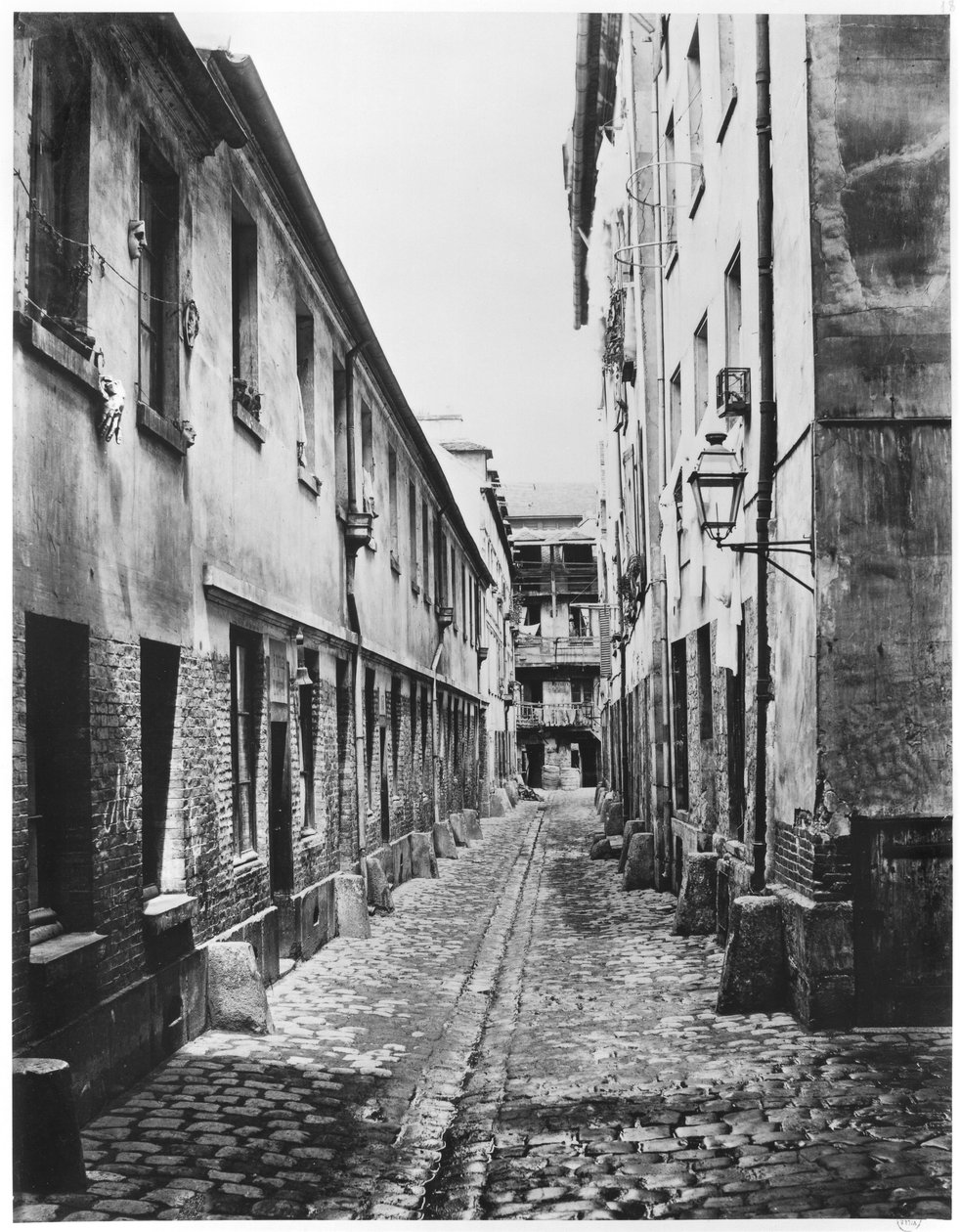 Rue du Fer-a-Moulin, Párizs, 1858-78 alkotó: Charles Marville