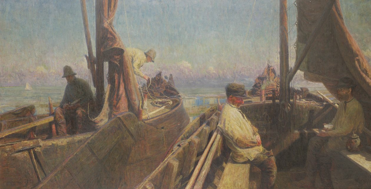 Zeeland halászai alkotó: Charles Mertens