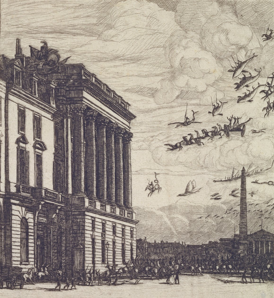 A Haditengerészeti Minisztérium, 1865 alkotó: Charles Meryon