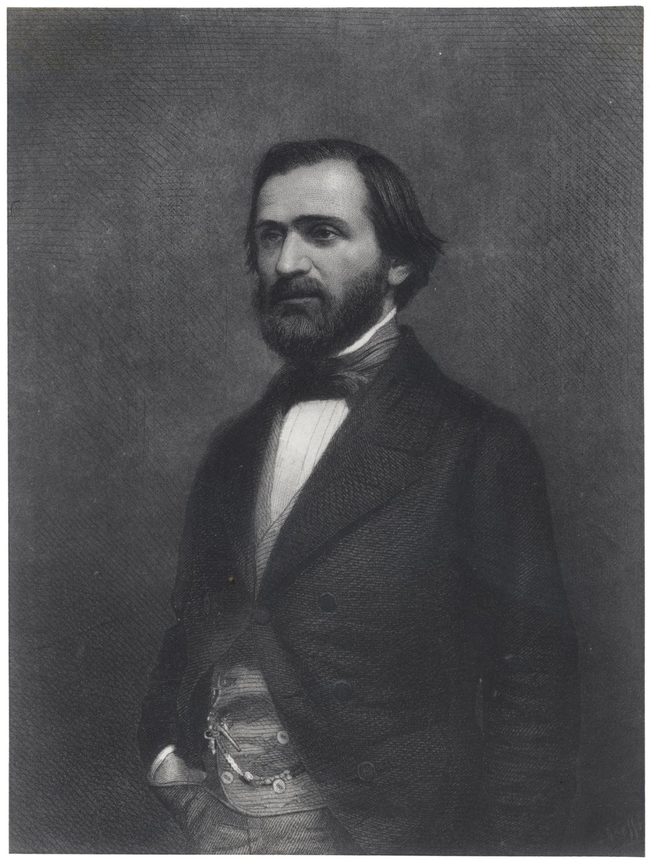 Giuseppe Verdi (1813-1901) portréja alkotó: Charles Michel Geoffroy