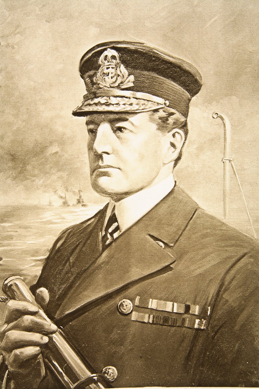 Sir David Beatty admirális-helyettes alkotó: Charles Mills Sheldon