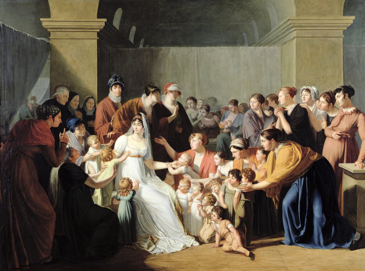 Josephine császárné (1763-1814) A gyermekek között, 1806 alkotó: Charles Nicolas Raphael Lafond