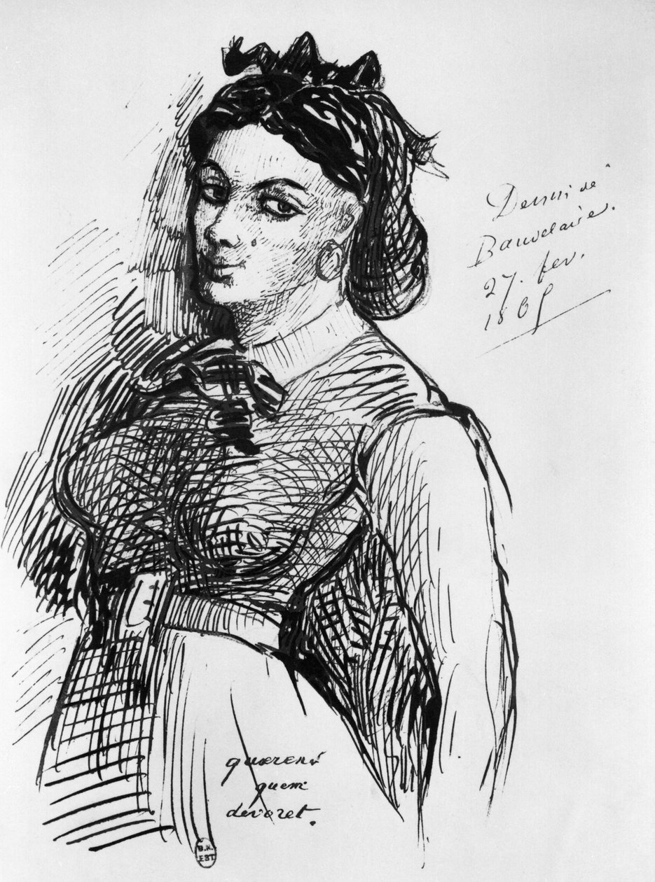 Jeanne Duval, 1865 alkotó: Charles Pierre Baudelaire