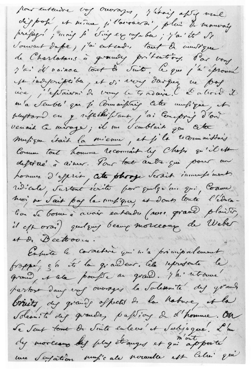 Levél Richard Wagnerhez (1813-83) 1860. február 17 alkotó: Charles Pierre Baudelaire