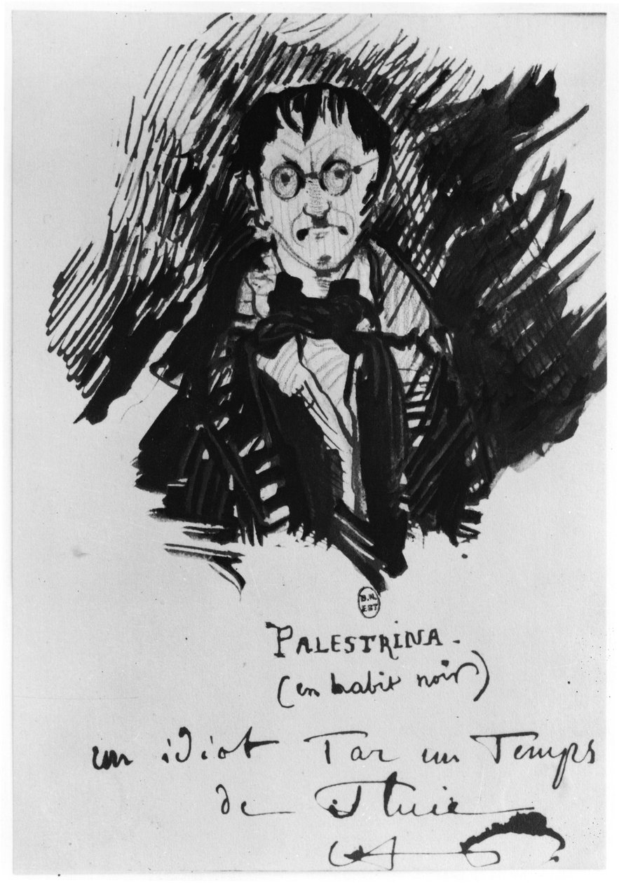Palestrina fekete öltönyben alkotó: Charles Pierre Baudelaire